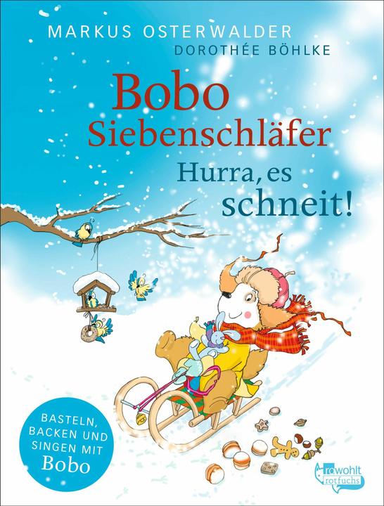 Actual product image Bobo Siebenschläfer: Hurra, es schneit! (German, Markus Osterwalder, 2024)