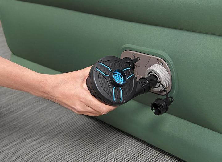 Actual product image Bestway ToughLite TPU Queen Air Mattress Queen, Built-in AC Pump 203x152x46 cm