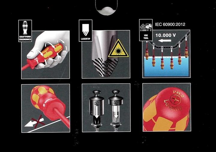 Actual product image Wera Kraftform Big Pack 100 VDE (Torx (TX), Pozidriv cross recess (PZ), Phillipps cross recess (PH))