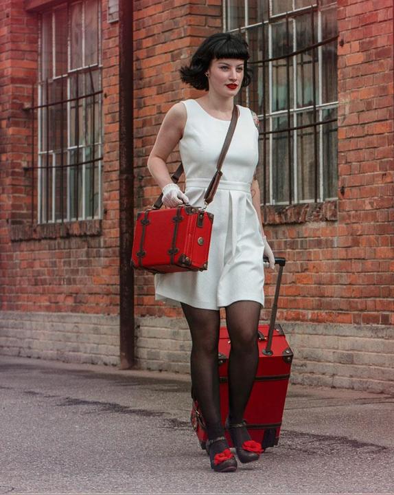 Image du produit Retro Punk Passeport Messenger (8 l, Bagage à main (jusqu'à 50l))