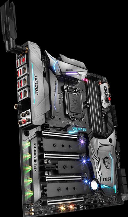 Actual product image MSI Z370 Godlike Gaming (LGA 1151, Intel Z370, E-ATX)