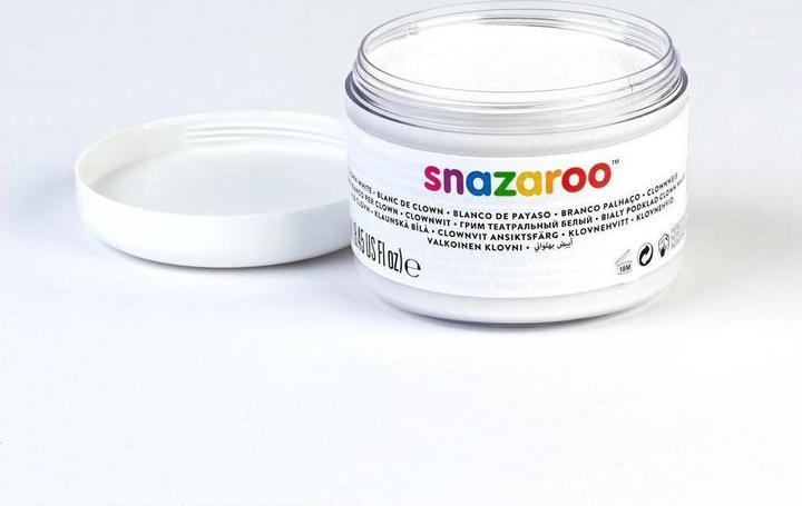 Actual product image Snazaroo Make Up Paint Clowns white 250ml