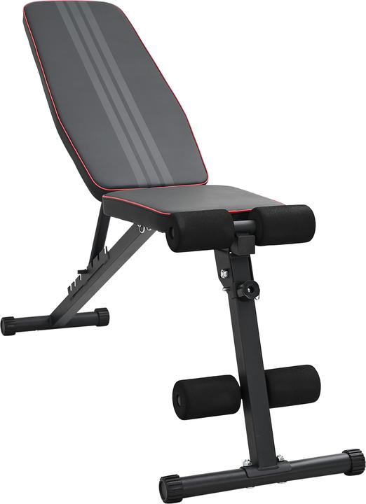 VidaXL verstellbare Gewichtbank faltbar 230 kg Schwarz Stahl