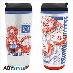 Produktbild ABYstyle Dungeons & Dragons Travel Mug: Sketch Dice