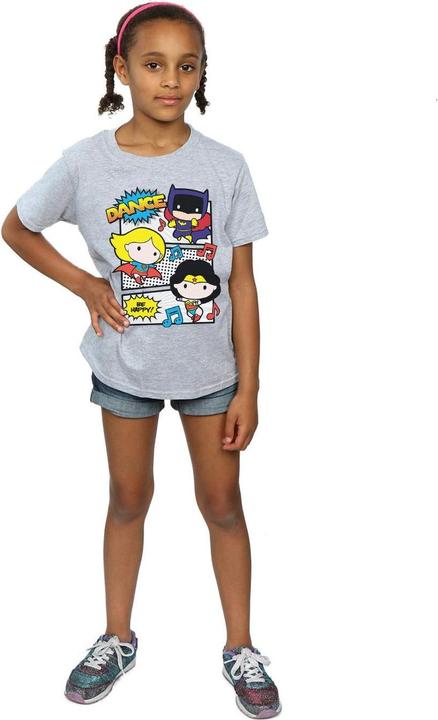 Immagine prodotto Chibi Super Friends Dance Maglietta Ragazze (140, 146)