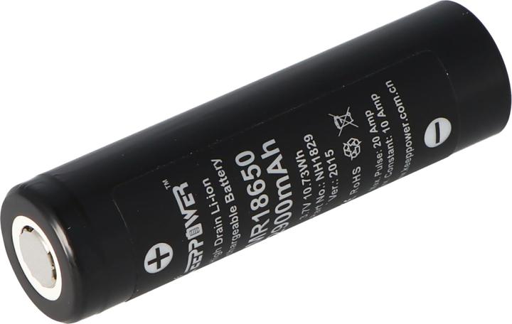 Image du produit Keeppower Batterie IMR18650 - 10A (Flat Top) (1 pcs, 18650, 2900 mAh)