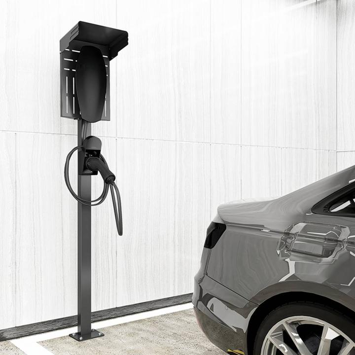 Actual product image LogiLink Wall holder with cable tray for car charging cable