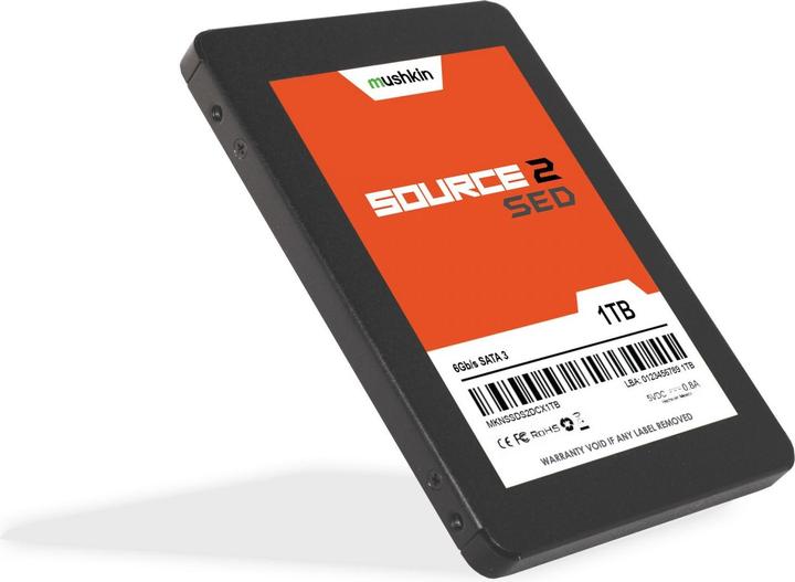 Actual product image Mushkin SSD Source2 SED 2.5 1TB SATA3 (1000 GB, 2.5")