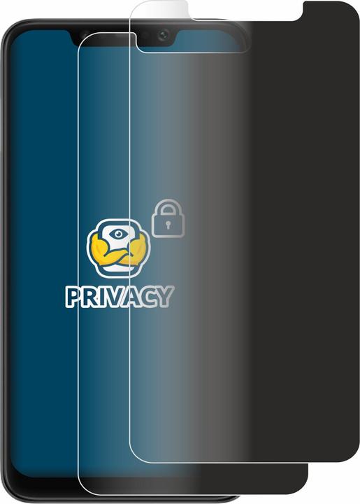 Produktbild BROTECT Sichtschutzfolie Anti-Spy Privacy Folie Blaulicht-Schutz (2 Stück, Xiaomi Pocophone F1)
