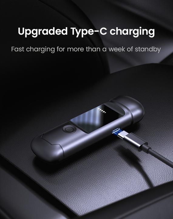 Image du produit PhoneLook Alcootest numérique éthylotest portable avec écran LCD format poche (USB-C, rechargeable)
