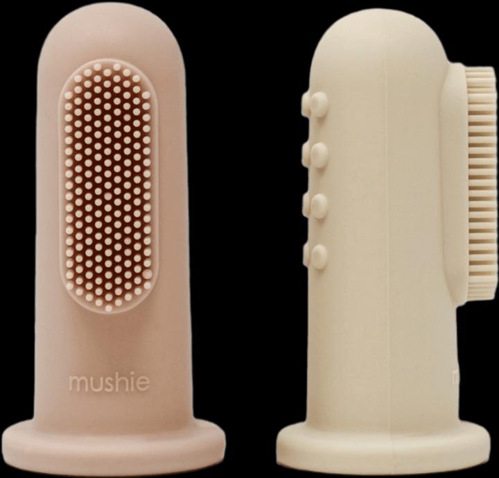 Actual product image Mushie Finger Toothbrush (2 x)