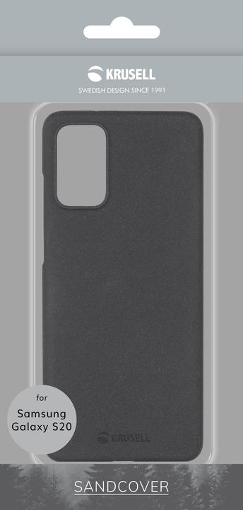 Actual product image Krusell Essentials SandCover Samsung Galaxy S20 black (Samsung Galaxy S20+)