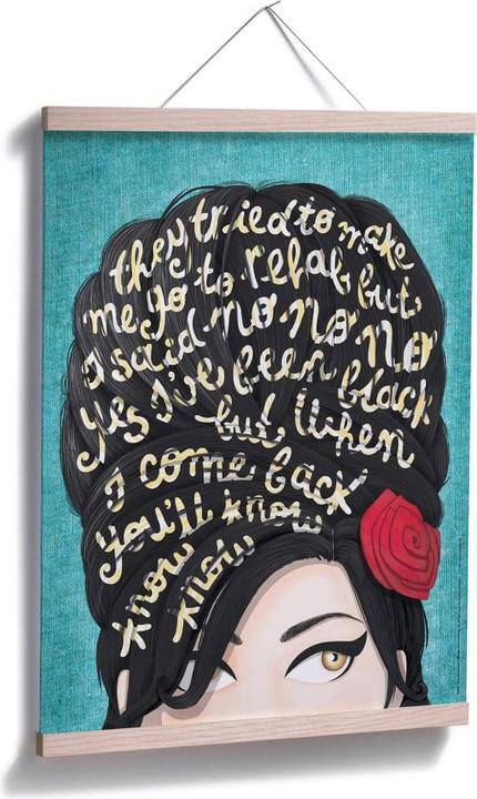 Image du produit Trenddeko Tohmé - Amy Winehouse : Réadaptation (50 x 60 cm)