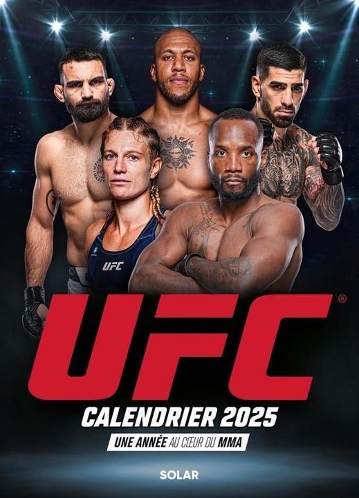 Image du produit Solar UFC : une année au coeur du MMA : calendrier 2025 (Français)