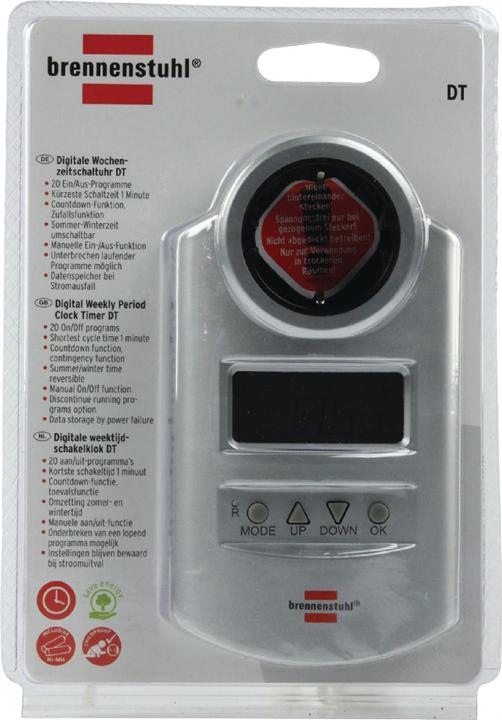 Actual product image Brennenstuhl Weekly time switch Primera-Line DT EU version