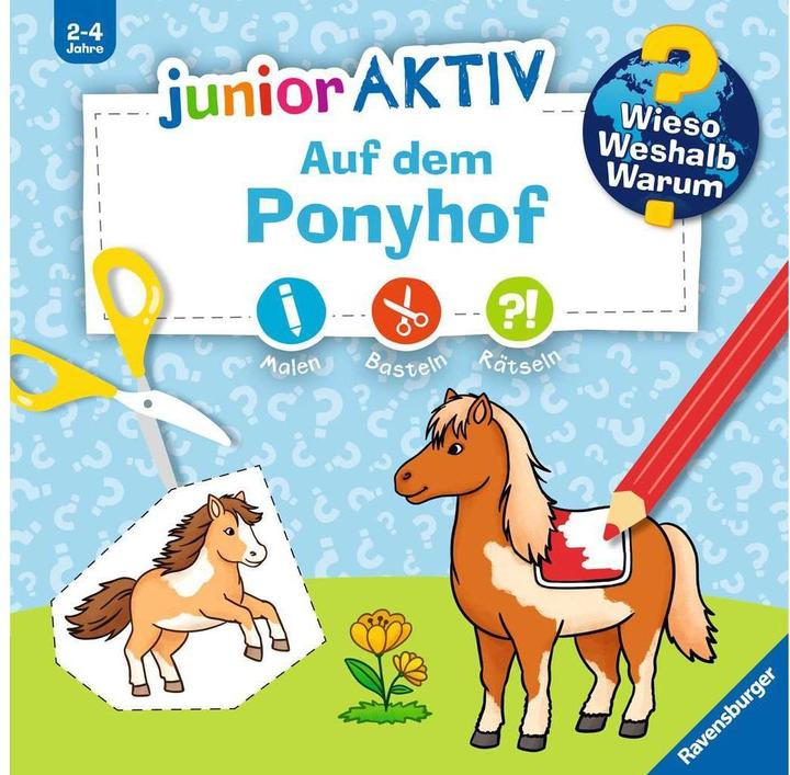 Produktbild Ravensburger Wieso? Weshalb? Warum? junior AKTIV: Auf dem Ponyhof (Deutsch, Marie Zippel, 2024)