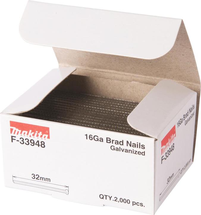 Actual product image Makita Upset head nail 1.6x32mm F-33948 2000 pcs.