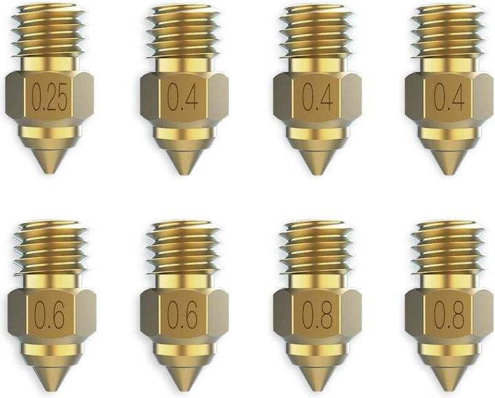 Produktbild Creality Düsen-Set Messing High-End, 8 Stück (Düse)