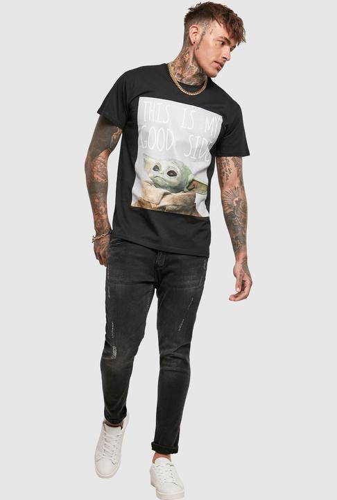 Actual product image Mister Tee Baby Yoda Good Side Tee (XS)
