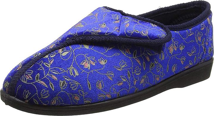 Produktbild Zedzzz Janice Hausschuhe mit Klettverschluss Blumenmuster (37)