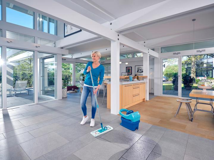 Produktbild Leifheit Set Wischtuchpresse Profi XL mit Rollen und Bodenwischer (1 Stk.)
