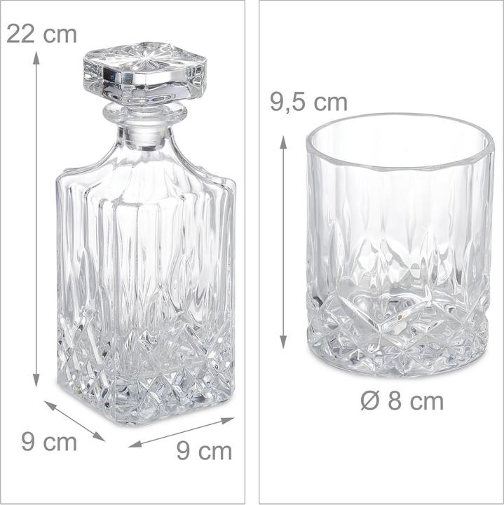 Actual product image Relaxdays 5-piece whisky set (3.30 dl, 1 x, Whisky glass)