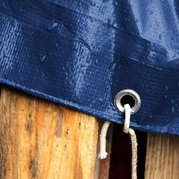 Produktbild Casa Pura Abdeckplane240 gm, Blau, 6 x 10 m (0.6 x 1 m)
