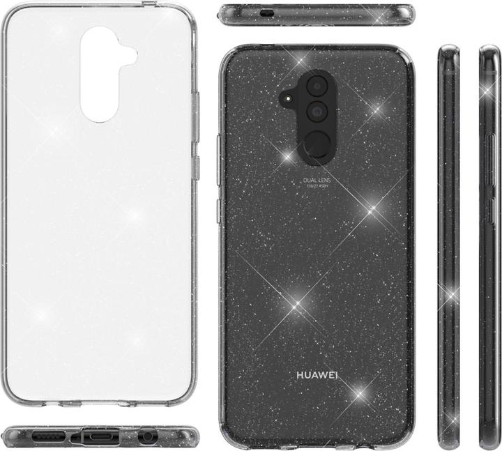 Actual product image Nalia Clear glitter silicone cover (Mate 20 Lite)