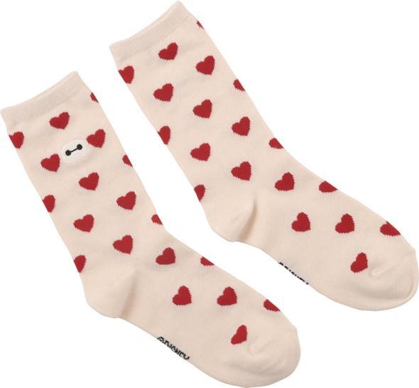 Disney Baymax Herzmuster Socken mit Gesichtsstickerei - Socken (36 - 39)