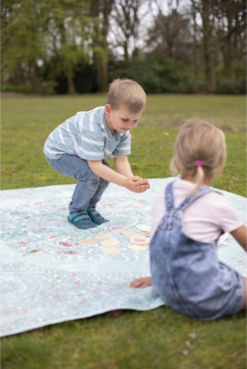 Produktbild Eichhorn Outdoor Bewegungsspiel, animiert Kinder zum Bewegen, Turnen und Auslassen, 20 Spielscheib
