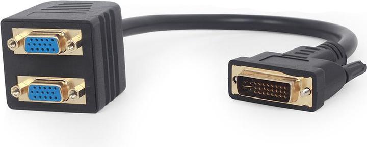 Image du produit Cablexpert CABLE SPLITTER DVI TO DUAL VGA/A-DVI-2VGA-01 (0.30 m, DVI)