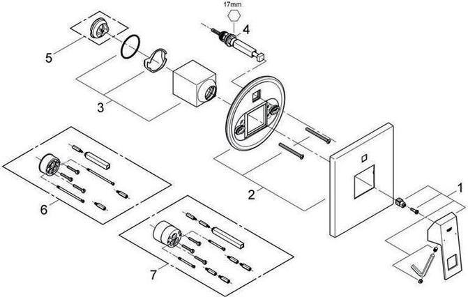 Image du produit Grohe Eurocube Chrome