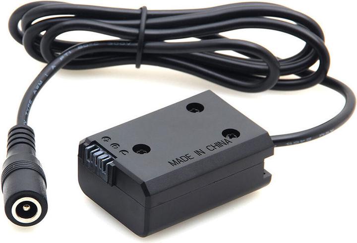 Actual product image Caruba Sony NP FW50 full decoding dummy battery (straight cable) (Camera battery)