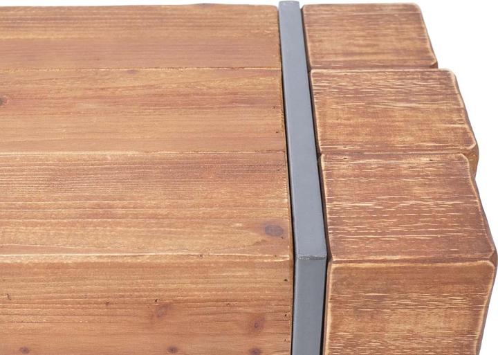 Produktbild Swisshandel24 Sitzbank, Esszimmerbank Bank, Tanne Holz rustikal massiv - braun 160cm (160 cm)