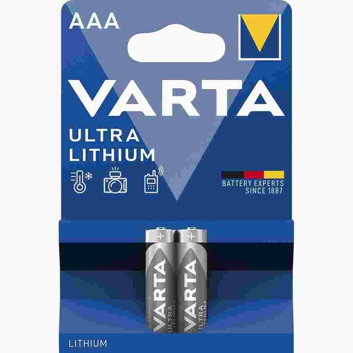 Produktbild Varta ULTRA Lithium (2 Stk., AAA, 1100 mAh)