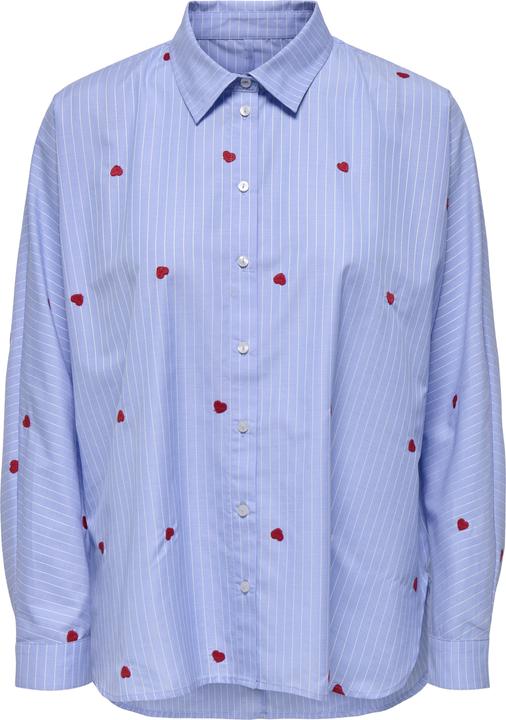 Produktbild Only Onlnew Lina Grace Ls Stripe Emb Shirt (M)