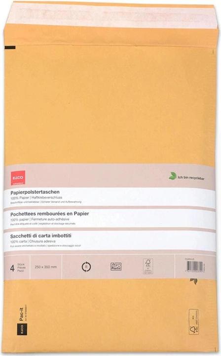 Immagine prodotto Elco Tasca imbottita in carta 74653.92 249 x 356 mm, marrone 4 pz. (4 x)