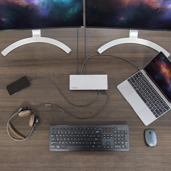 Immagine prodotto StarTech TB3DOCK2DPPU (Thunderbolt, 6 Porti)