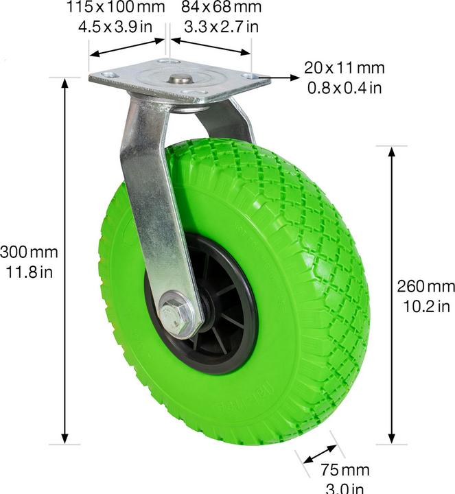 Actual product image Wagner System Transport caster