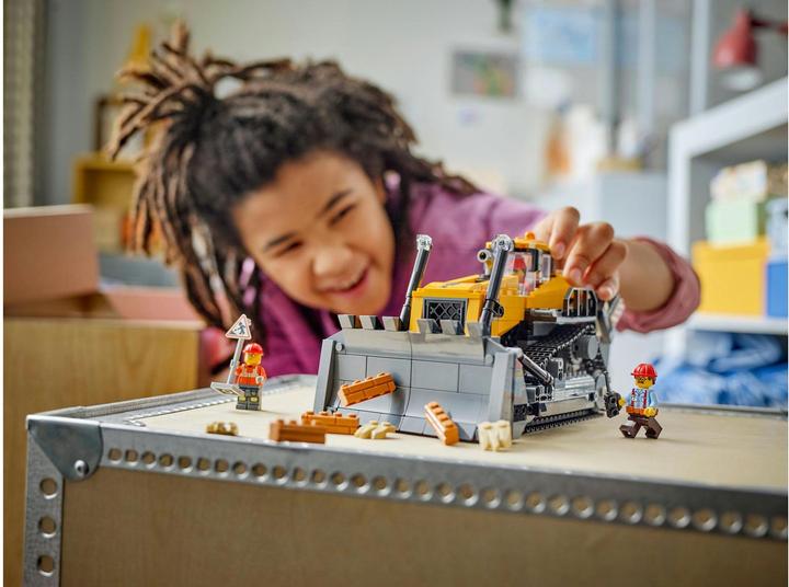 Actual product image LEGO Gelber Bulldozer mit Frontlader (60466, LEGO City)