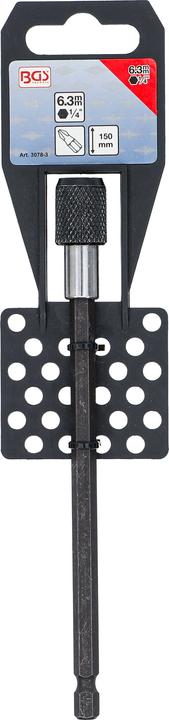 Produktbild BGS Verlängerung | für Bits, Bürsten, etc. | Abtrieb Innensechskant 6,3 mm (1/4") | 150 mm (6,3 mm)