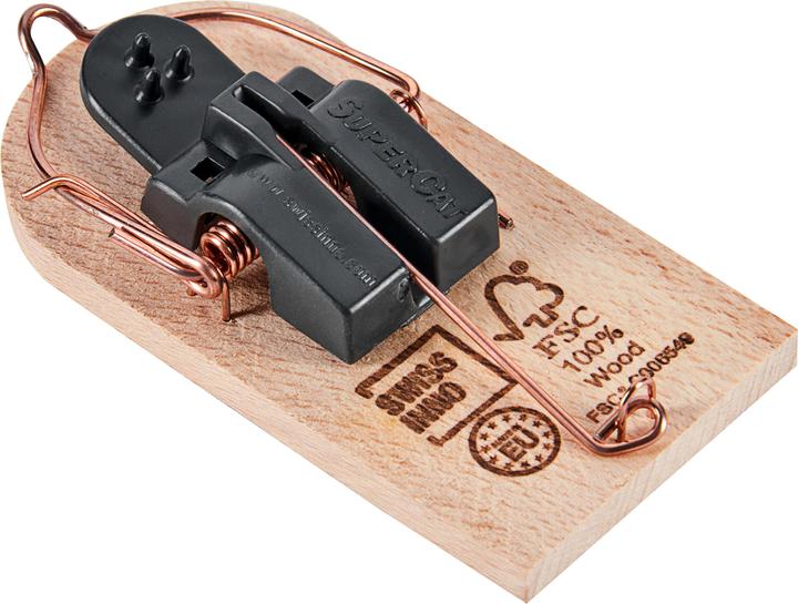 Produktbild Super Cat Holz-Mausefalle Set