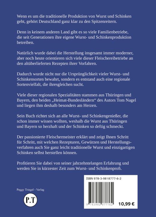 Immagine prodotto Wurstrezepte aus Thüringen und Bayern (Tedesco, Tom Nagel, 2022)