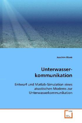 Produktbild Unterwasser-kommunikation (Deutsch, Joachim Blank, 2009)