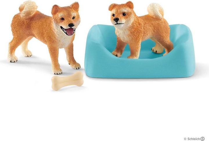 Image du produit Schleich Shiba Inu mère et chiot