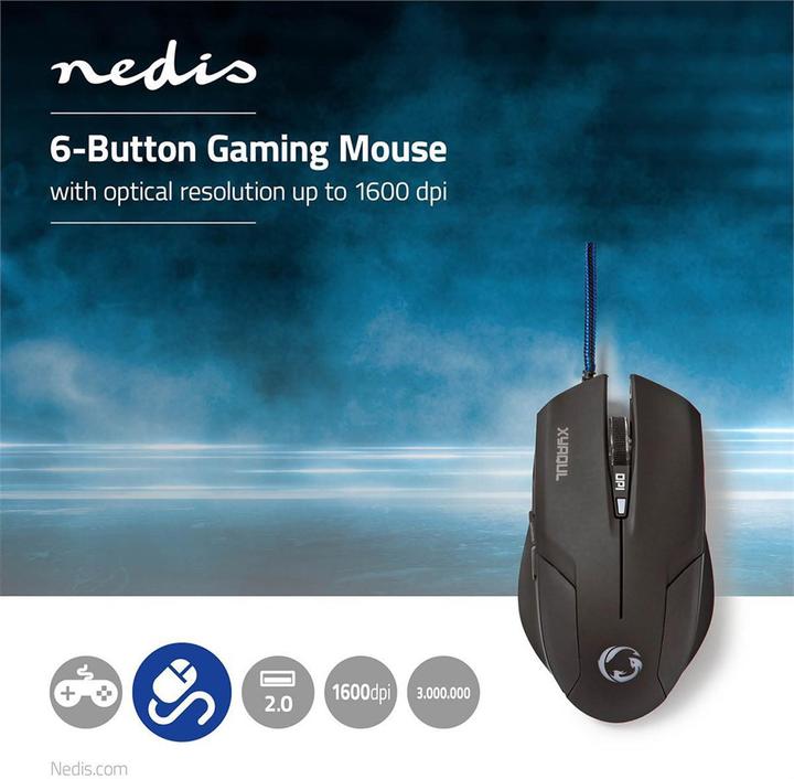 Produktbild Nedis GMWD100BK (Kabelgebunden)