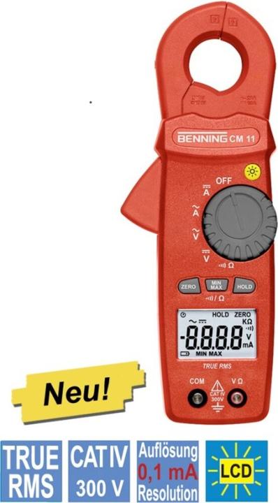 Actual product image Benning Current clamp (CAT IV 300V)