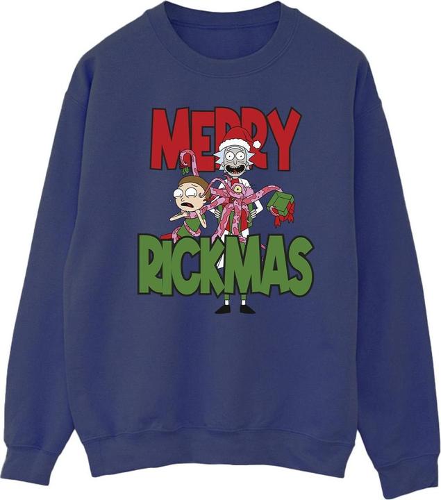 Actual product image Rick And Morty Mens Merry Rickmas Sweatshirt (XL)