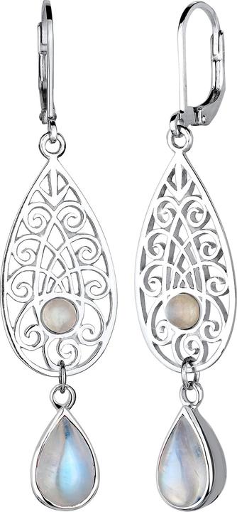 Immagine prodotto Elli Ornamento, goccia (Argento 925 placcato oro, Pietra lunare)