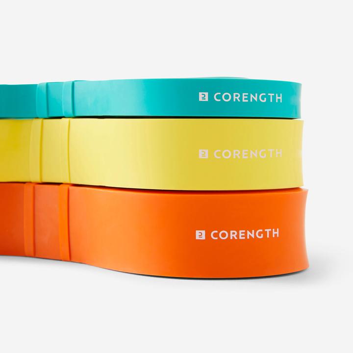 Actual product image Corength Fitness band training band set of 3 15 kg + 25 kg + 35 kg (1.04 m)